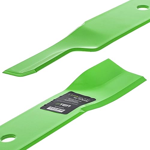 Miniatura 5 de 8TEN LawnRazor - Juego de cuchillas de cortacésped para Cub Cadet de 42 pulgadas para cubiertas de corte 02005019 942-04415 01005338 742-04415 (alta