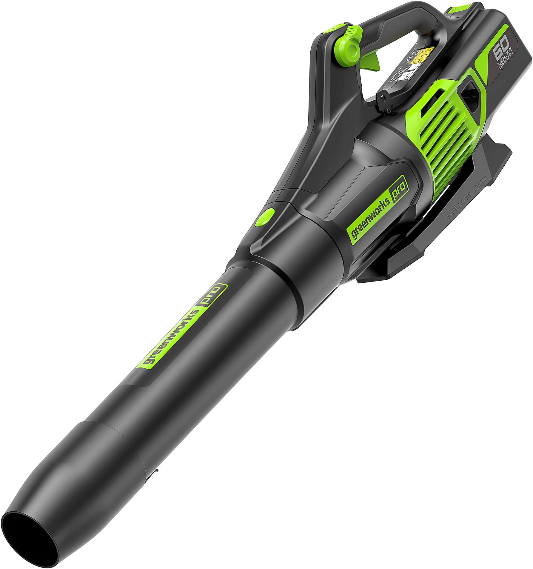 Greenworks Pro Bare Tool 60-Volt Max Lithium Ion 610-CFM GEN2 Brushless Cordless Electric Leaf Blower; Battery and Charger Not Included