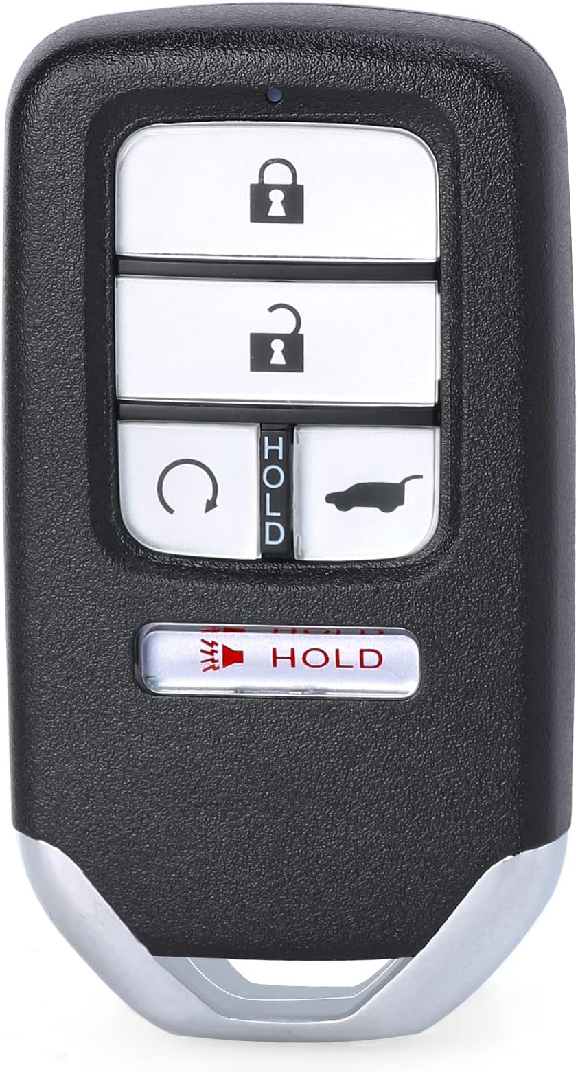 Keymall Smart Key Fob Keyless Entry Remote Start Replacement for Honda Pilot 2016-2018 for Civic CR-V 2017-2020 KR5V2X 5 Buttons 433 Mhz ID47 Chip