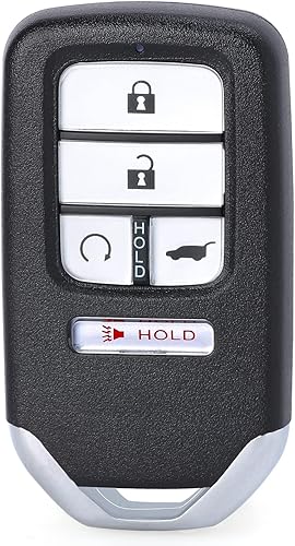 Reemplazo de arranque remoto de entrada sin llave inteligente para Honda Pilot 2016-2018 para Civic CR-V 2017-2020 KR5V2X 5 botones 433 MHz ID47 Chip
