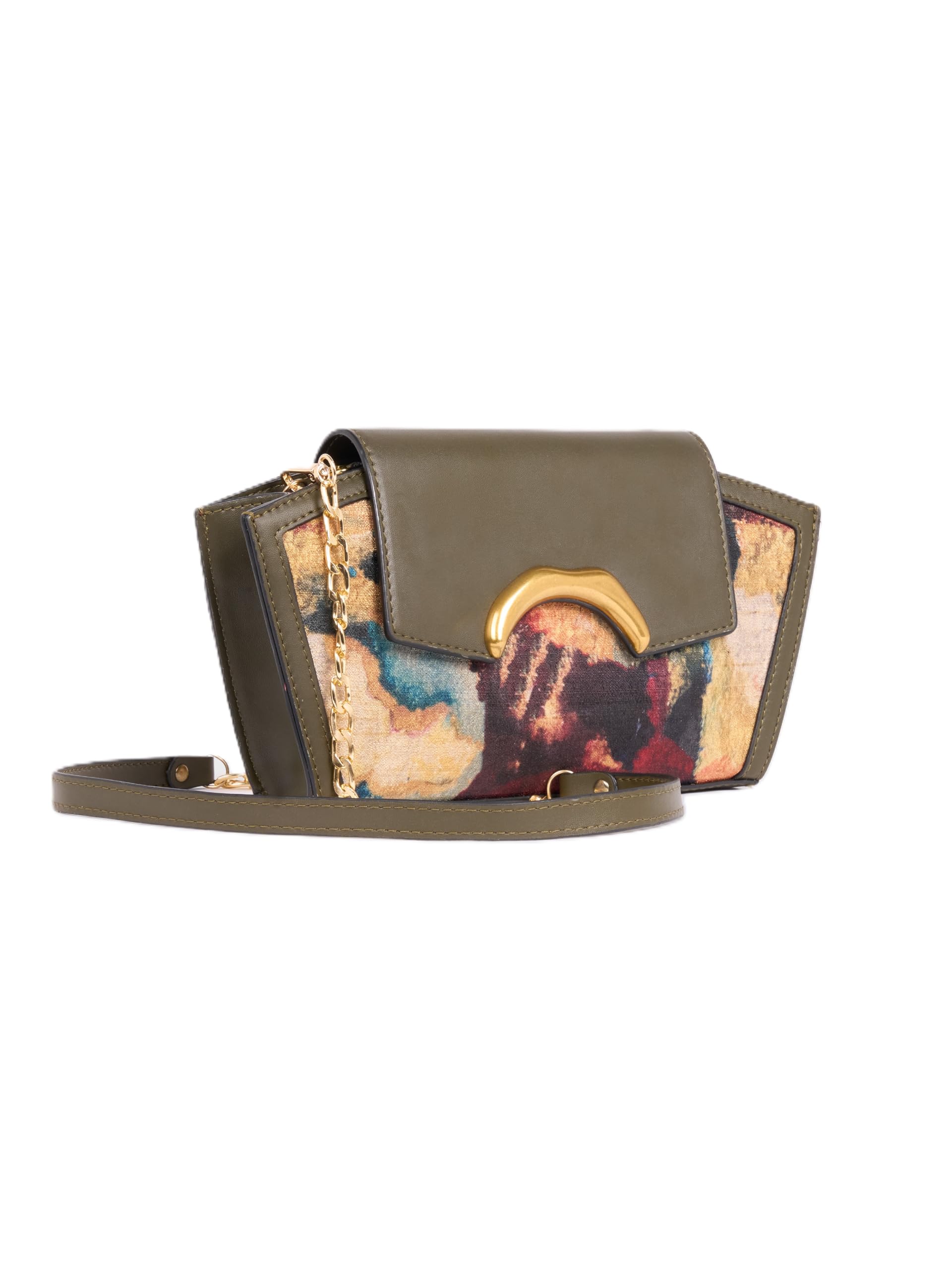 Women's Zareen Clutch Bag with Detachable Sling Strap | Vegan Leather | Wedding, Party, Formal-image-36