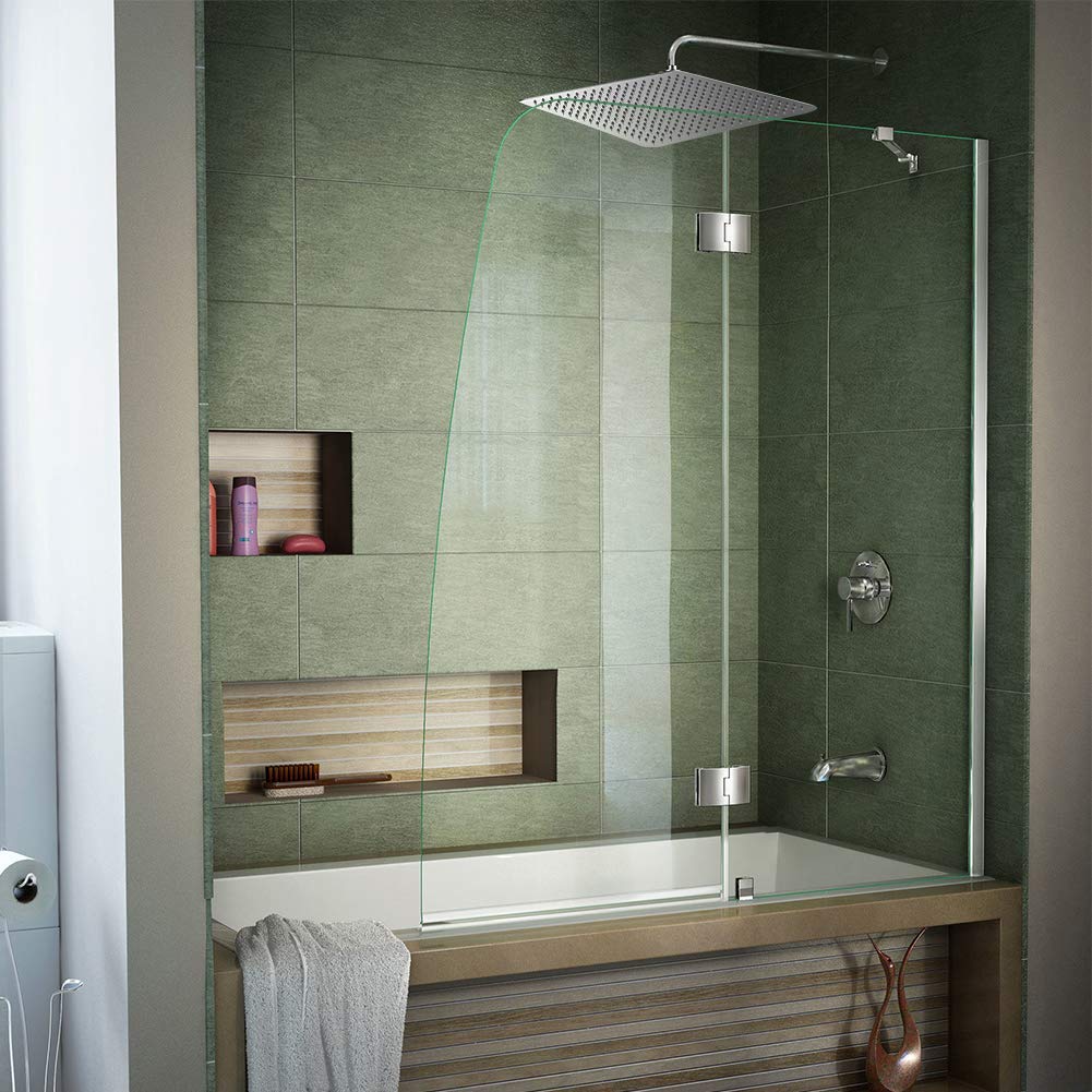 Cabezal de ducha de lluvia, cabezal de ducha cuadrado de 20 pulgadas, rociador de ducha de acero inoxidable ultrafino para el hogar, baño, hotel