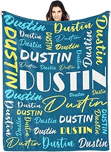Personalized Blankets for Kids with Names Customized Blankets with Name for Adult Custom Blanket Gift for Birthday Christmas Valentines Day Gift