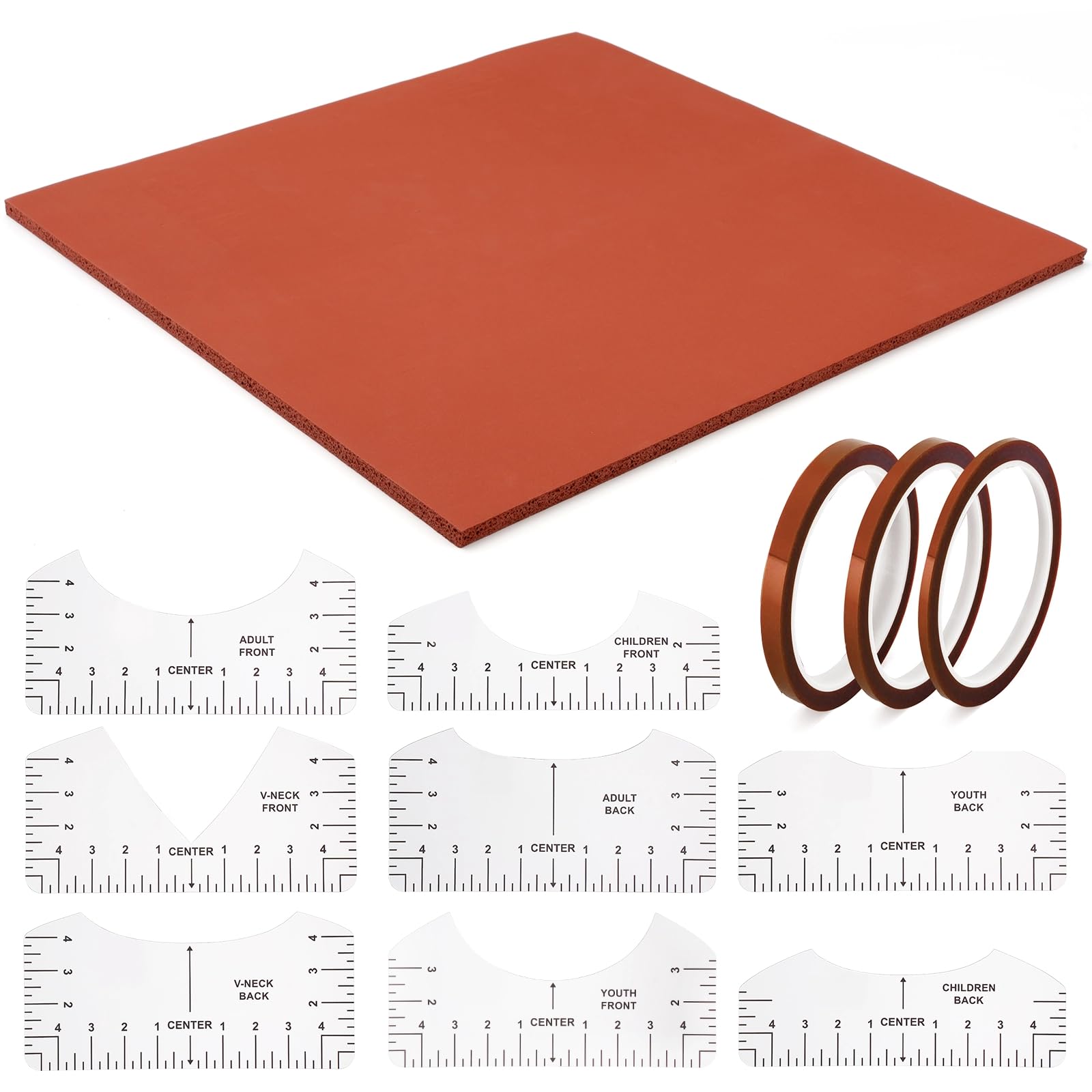 Tapis De Presse à Chaud En Silicone – 15x15 Cm – Épaisseur 8 Mm – Résistant Haute Température – Pour Sublimation Textile