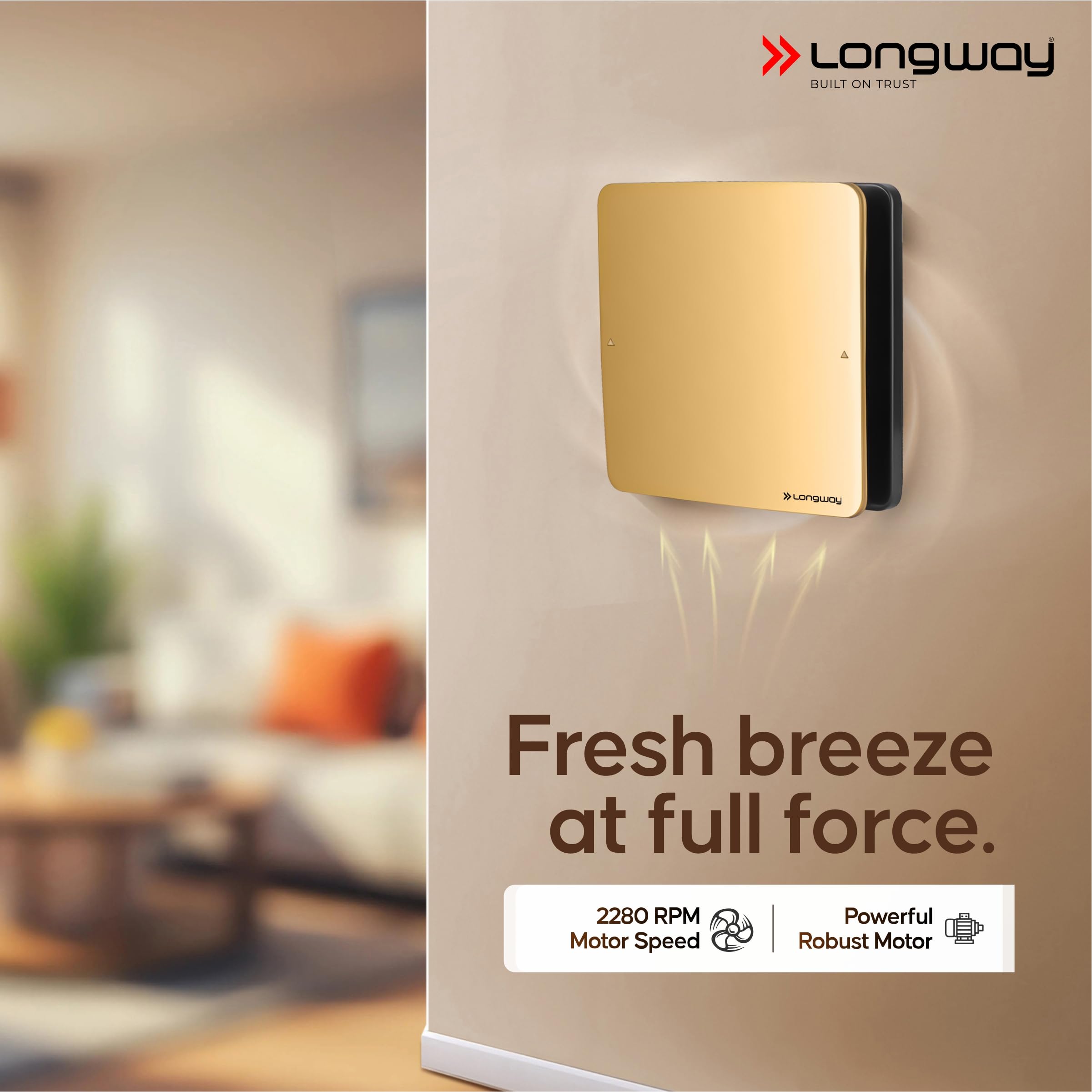 LONGWAY Exhaust Fan - Quiet & Powerful Ventilation -4