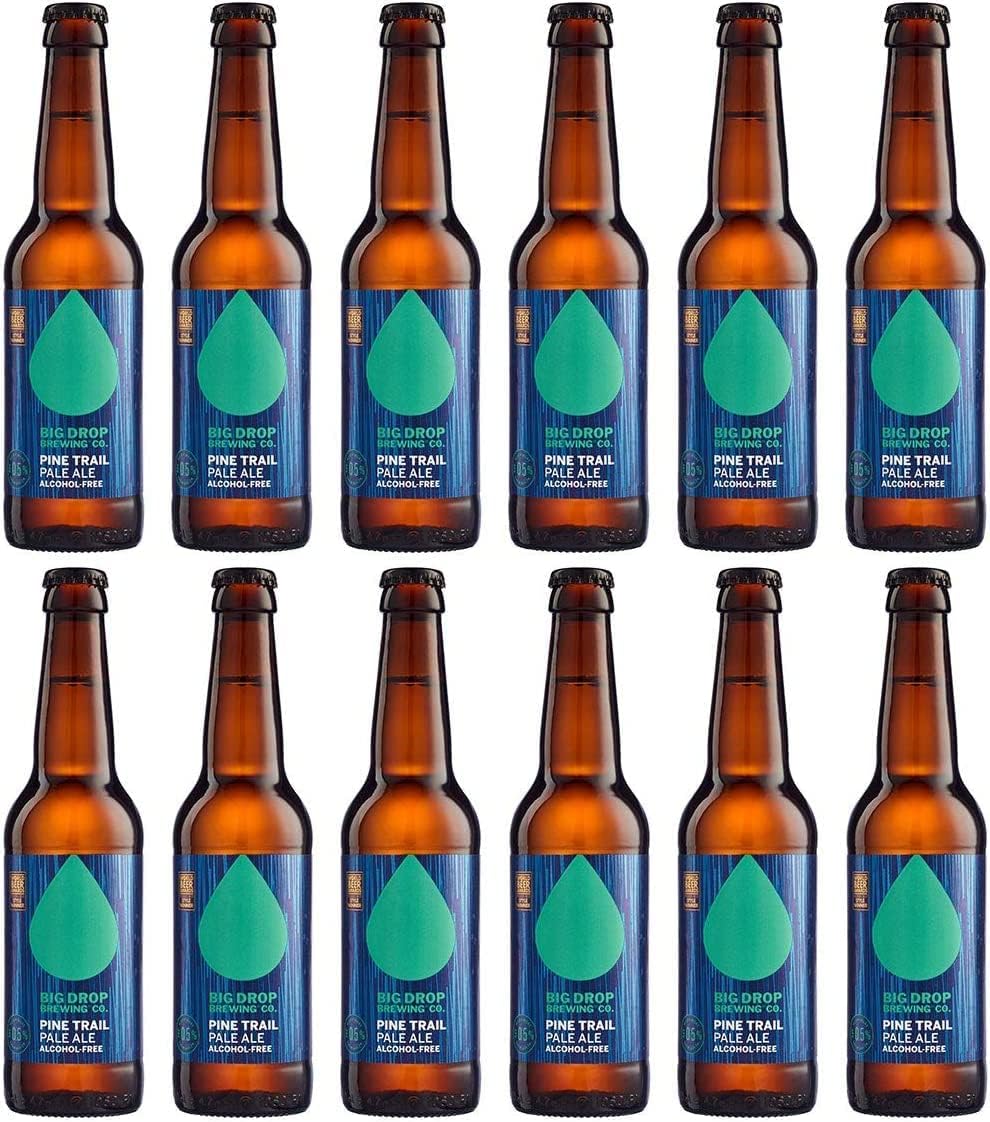 Big Drop Brewing Pine Trail Pale Ale, Naturally Brewed Alcohol Free