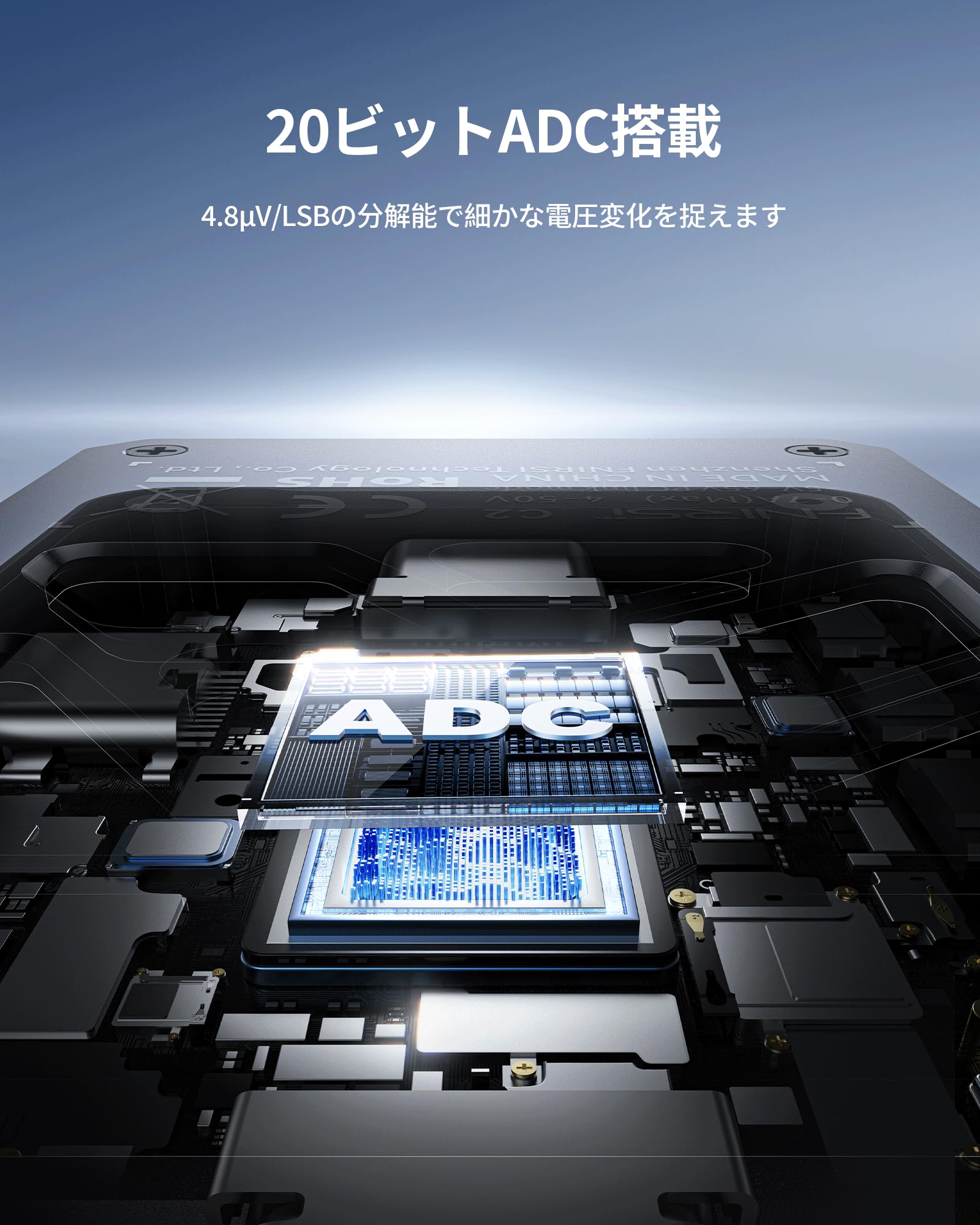 Amazon.co.jp: FNIRSI FNB-C2 USB-Cテスター PD3.1 240W対応 PD
