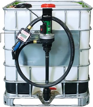 CT6 12 Volt EDPM High Flow Pump Kit W/Meter for Caged IBC Tanks - CT6-3E5GA-000