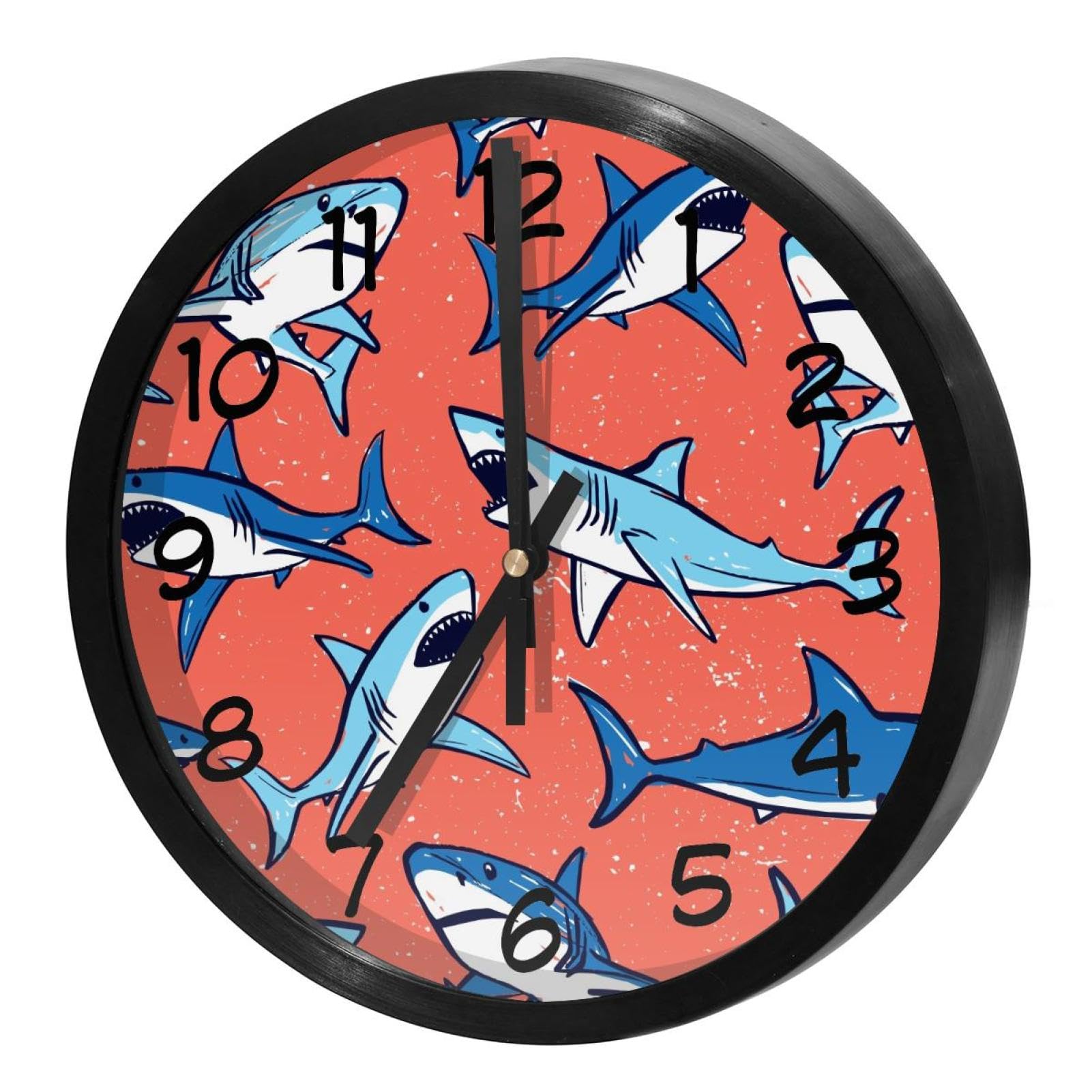 Horloge murale silencieuse pour bureau maison et cuisine fonctionnant avec piles