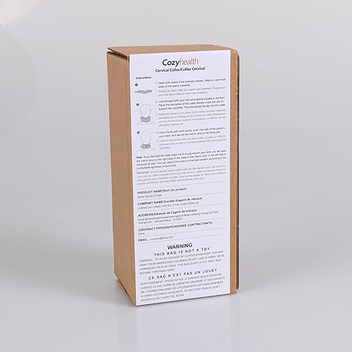 Miniatura 8 de Soporte de cuello para dolor de cuello y apoyo, soporte suave para el cuello alivia el dolor y la presión en la columna vertebral para mujeres y