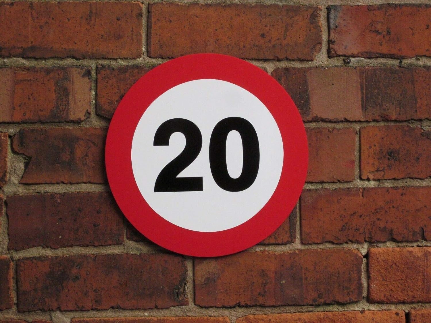 20Mph Speed Limit/Notice Sign Square/Round Metal Sign 12x12 inch