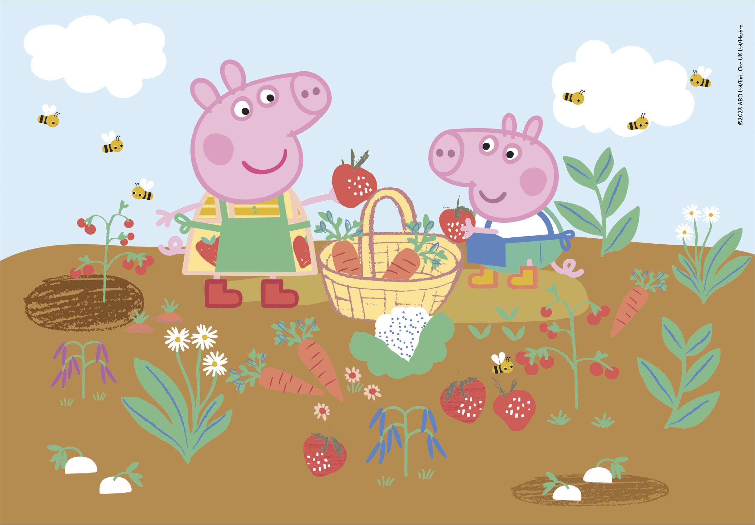 Clementoni - Puzzle Infantil 4 Puzzles En 1: Puzzles De 12, 16, 20 Y 24 Piezas Peppa Pig- Desde 3 Años (21516
