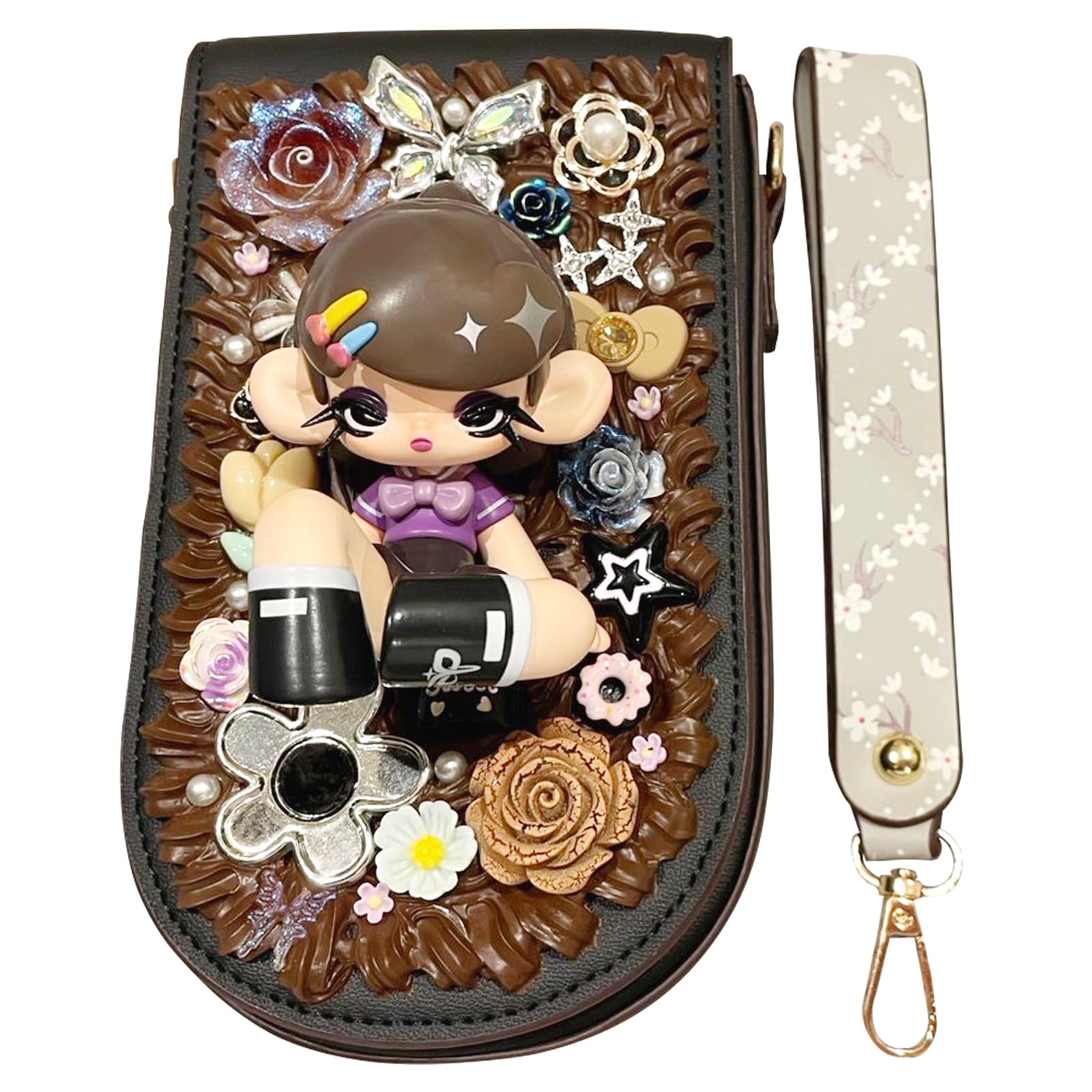 Amazon.co.jp: [xinXbabe] 女子高生 フィギュア スマホポーチ かわいい