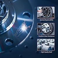 Vista 5 de Autoround 513324 Conjunto de rodamiento de cubo de rueda delantera para Jeep Grand Cherokee 2011-2019, Dodge Durango 2011-2020 5 lengüetas