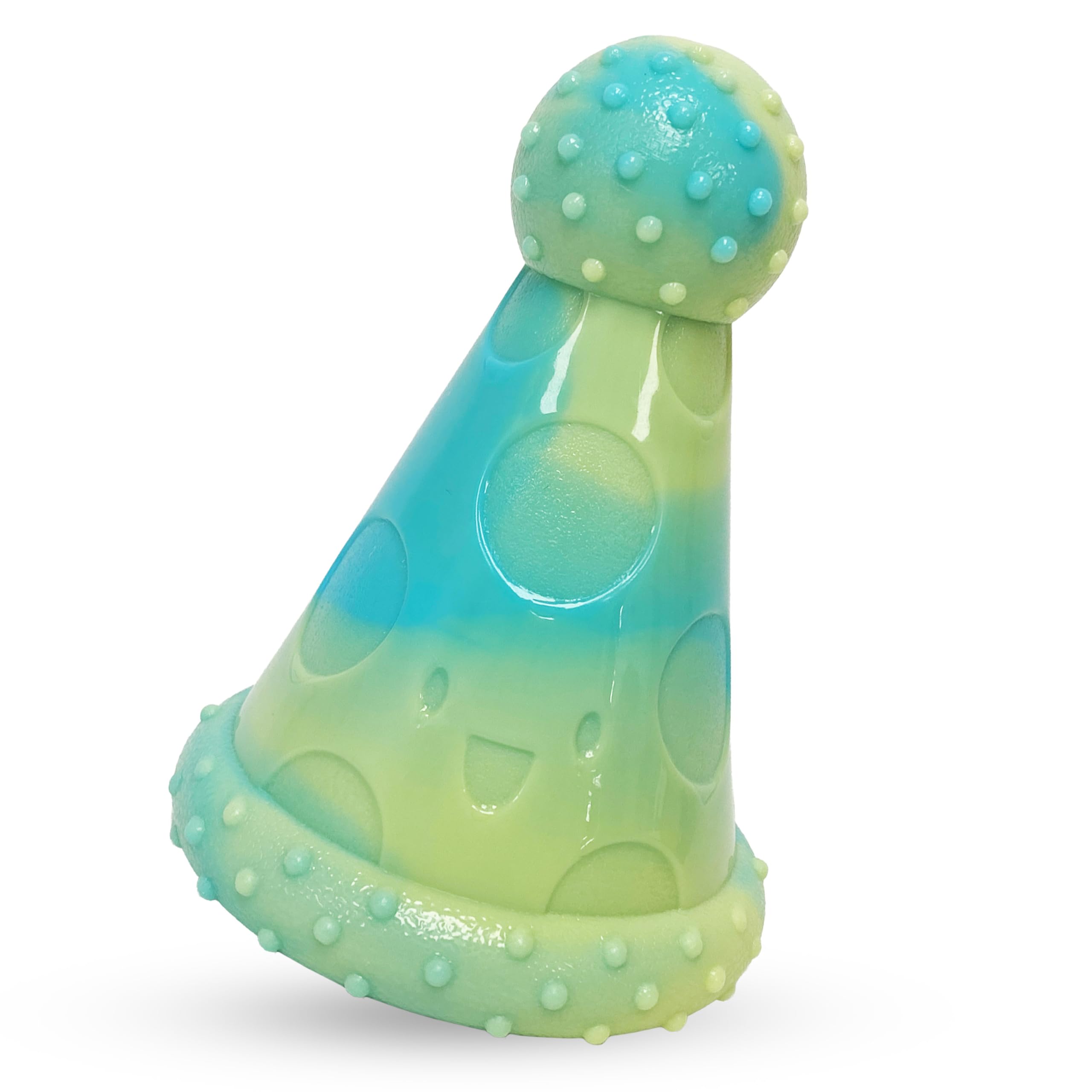 Nylabone Power Chew Party Hat Dog Treat Toy, Peanut Butter Flavor, Large