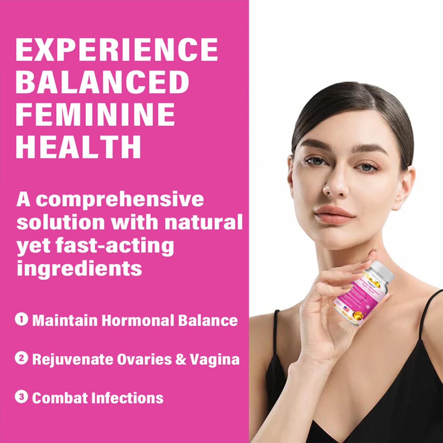 TODAHOF Bee Venom Natural Repair Vaginal Capsules, Professional Bee Venom Vaginal Capsules, TODAHOF Bee Venom Tighten Capsules, Instant Anti-Itch Detox Slimming Products(4 Bottle)