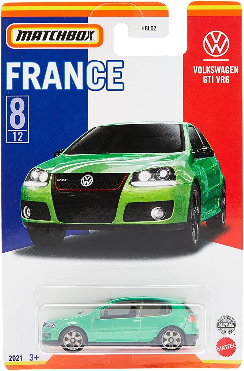 Matchbox Best of France Vehicles with French-Themed Decos for Kids 3 Years Old & Up
