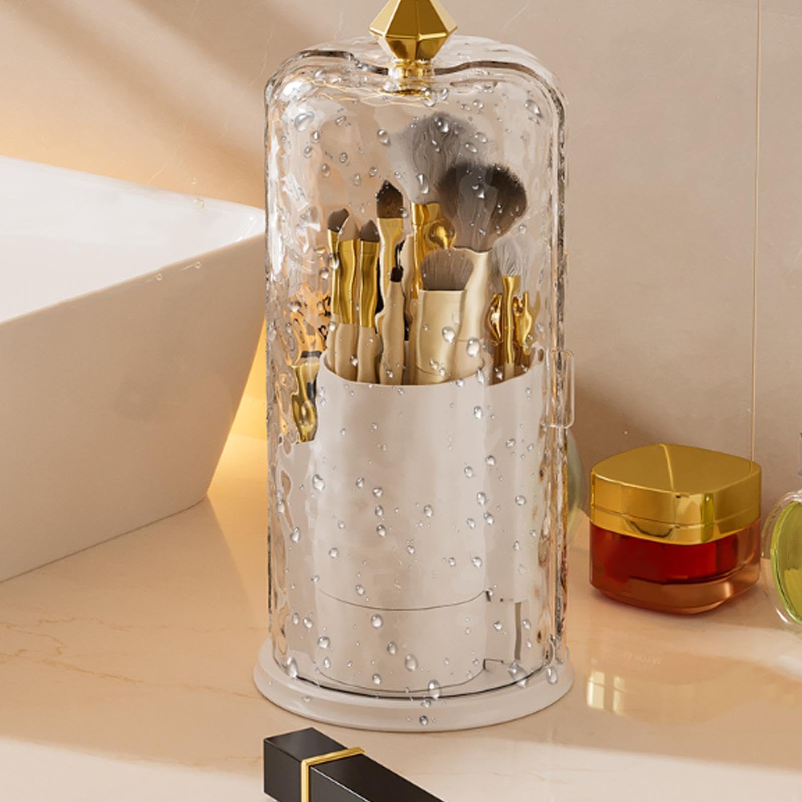 Versteckter Zahnbürstenhalter | 360° Drehbarer Zahnbürstenhalter mit