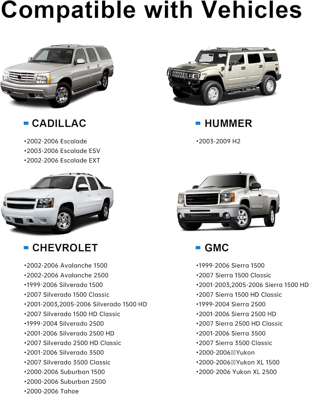 EVIL ENERGY Engine Coolant Reservoir Overflow Tank, 15808716, 15778387, Compatible with Chevrolet Avalanche 2500 GMC Sierra 1500 Hummer H2