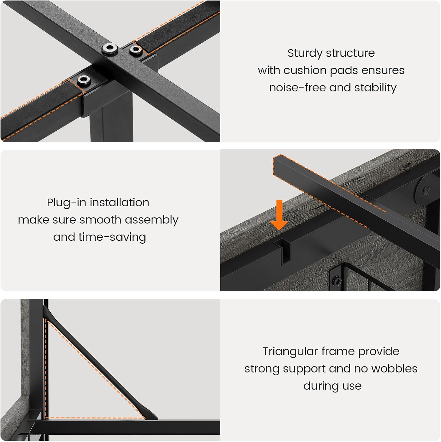 VIAGDO Wooden Bed Frame Queen Size with Bookcase Headboard and Sliding Barn Door, Farmhouse Queen Bed Frame with Charging Station, LED Lights and 4 Storage Drawers, No Box Spring Needed, Grey