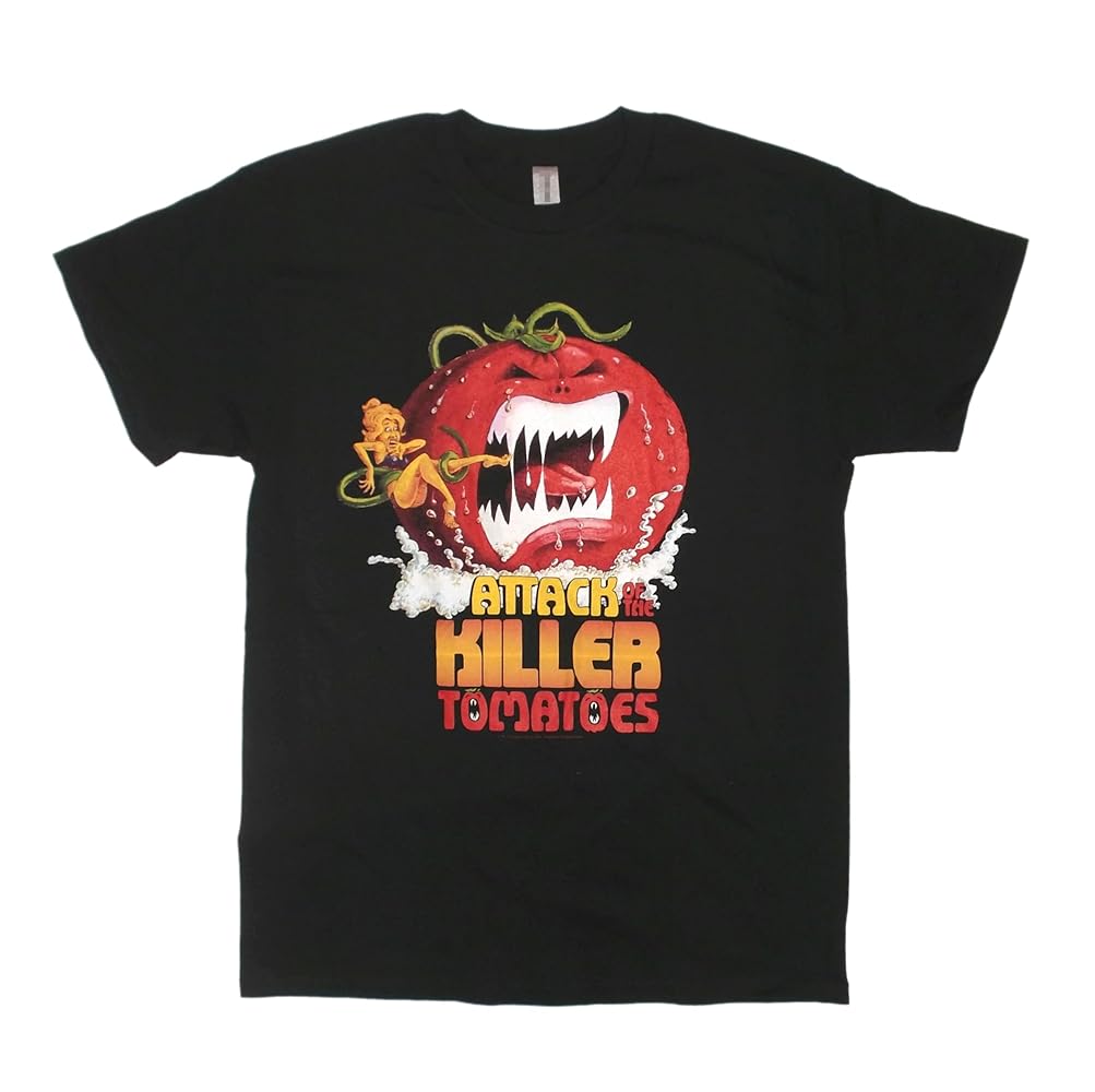 【アタック・オブ・ザ・キラートマト】オフィシャル Tシャツ Amazon | [マンブルズ] ATTACK OF THE KILLER TOMATOES アタック