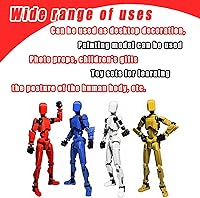 Vista 3 de 7 figuras de acción T13 – (montaje completado) Titan 13 figuras de acción T13 figura de acción 3D impresa en 3D móvil, Lucky Dummy 13 decoraciones