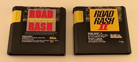 Sega Genesis Road Rash I and II Bundle (2 Games)
