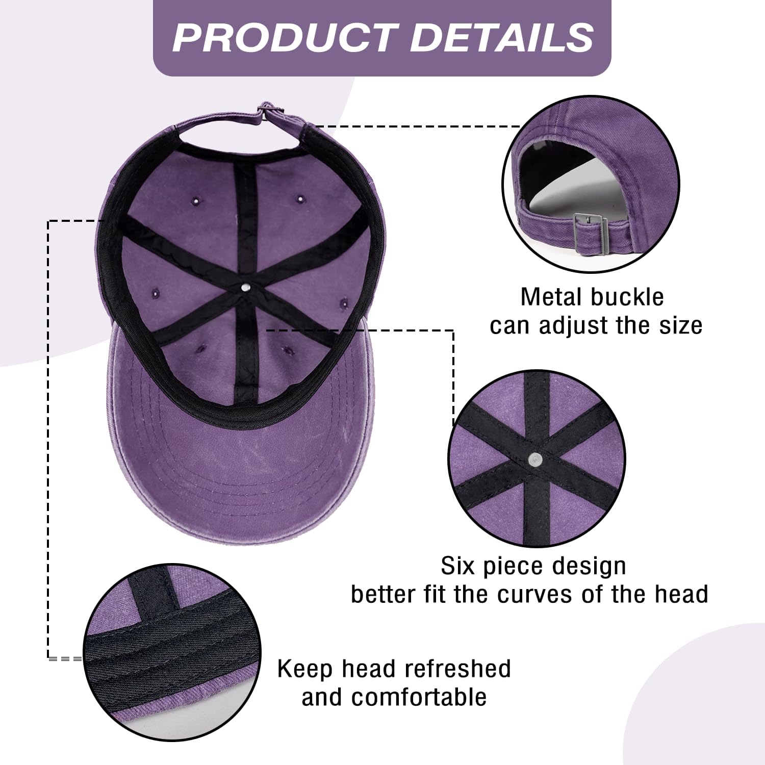 Birthday Gifts for Men Women, Personalized 18th/21st/25th/30th/40th/50th ...90th Birthday Ideas Gift, Vintage Baseball Hat - Image 6