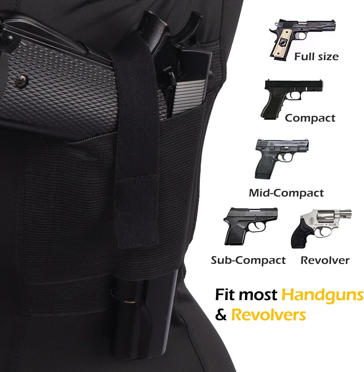 Lilcreek Women's Concealment Tank Top Undercover Concealed Gun Holster Shirt Concealed Carry Clothing CCW Tactical Holster - Image 3