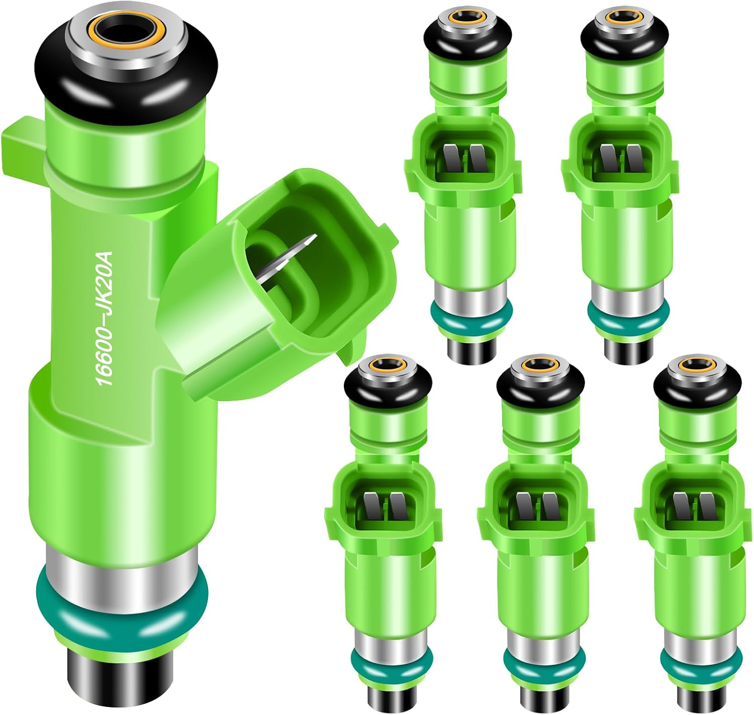 GPMMWPG Fuel Injector Set 16600-JK20A — Set of 6