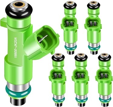6Pcs Fuel Injectors 16600-JK20A FJ1017 Injector Compatible with Nissan Maxima 2009-2014 Altima 2007-2018 Murano Pathfinder Quest, for Infiniti EX35 FX35 G35 M35 Q50 Q70 QX60 3.5L,V6 Set of 6