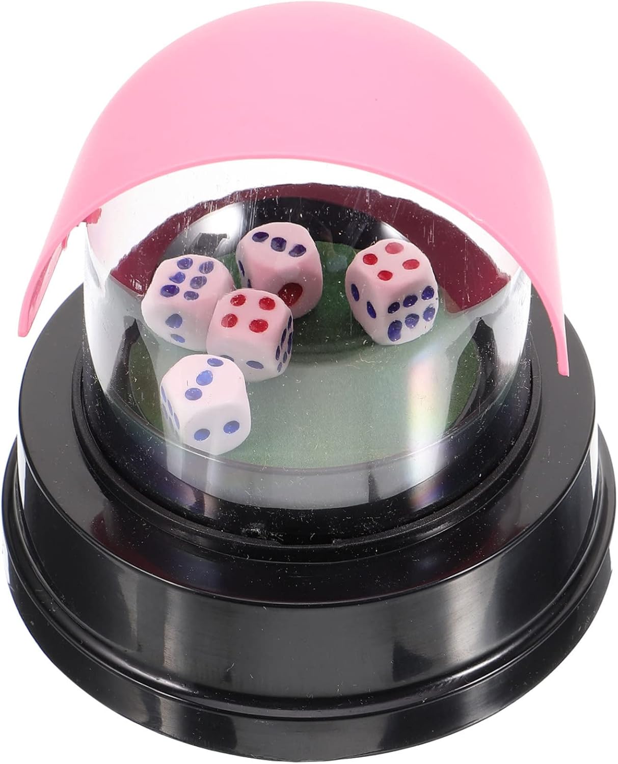 Totority 3pcs Electric Dice Cup Mini Shaker Dice Game Party Supplies Bar Ktv Random Color