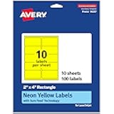 Printable Rectangle Labels, Sure Feed Technology, 2