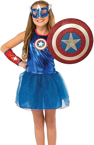 Miniatura 2 de Rubies Marvel - Disfraz clásico de sueño americano para niños talla L color azul