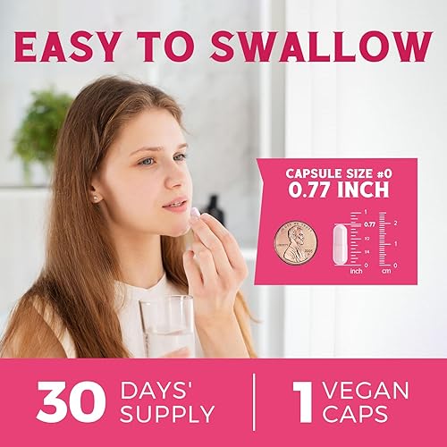 Miniatura 7 de Suplemento de hierro para mujeres y hombres, con vitaminas C, B6, B12 y folato+Vitalibre Probióticos para mujer 100 mil millones de UFC, 15 cepas,