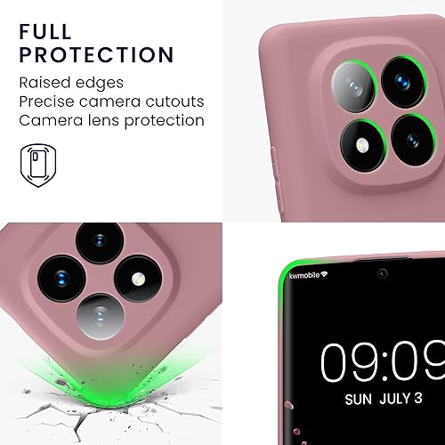 Vista 389 de kwmobile Funda compatible con Xiaomi Redmi Note 11 / Note 11S - Funda protectora de silicona TPU suave y delgada - Azul Báltico Azul (Baltic Blue)