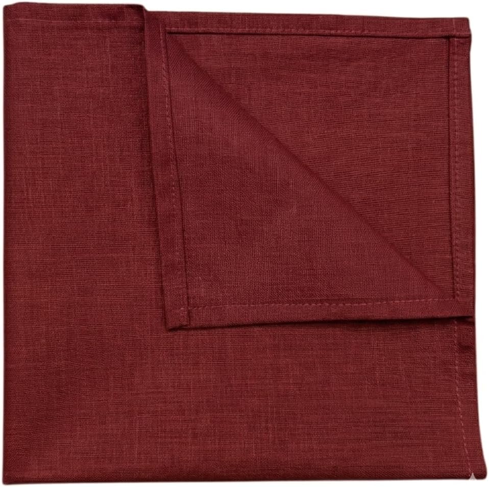 Linen Pocket Squares 12.5" Assorted Large Solid color ~ Mens Suit Accessories Pocket Square