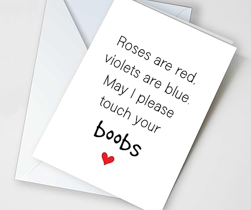 Miniatura 3 de The Cardtel  Divertida tarjeta del día de San Valentín para mujeres y ella, tarjeta humorística de San Valentín para novia, esposa, tarjeta