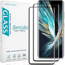 2 Pack Designed for Samsung Galaxy S21 Ultra Screen Protector Tempered Glass Film, 3D Curved Full Screen Coverage, Anti Scratch, Bubble Free, Case Friendly