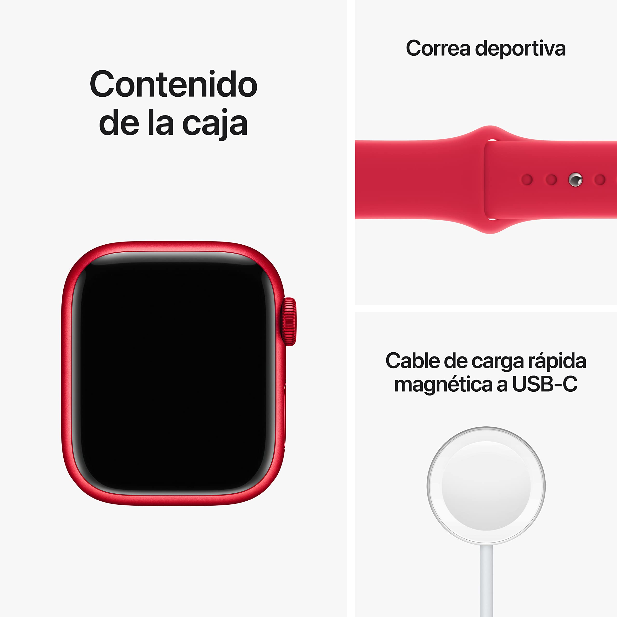 Apple Watch Series 8 (GPS, 41MM) - (PRODUCT)RED Aluminum Case with (PRODUCT)RED Sport Band (Ricondizionato)
