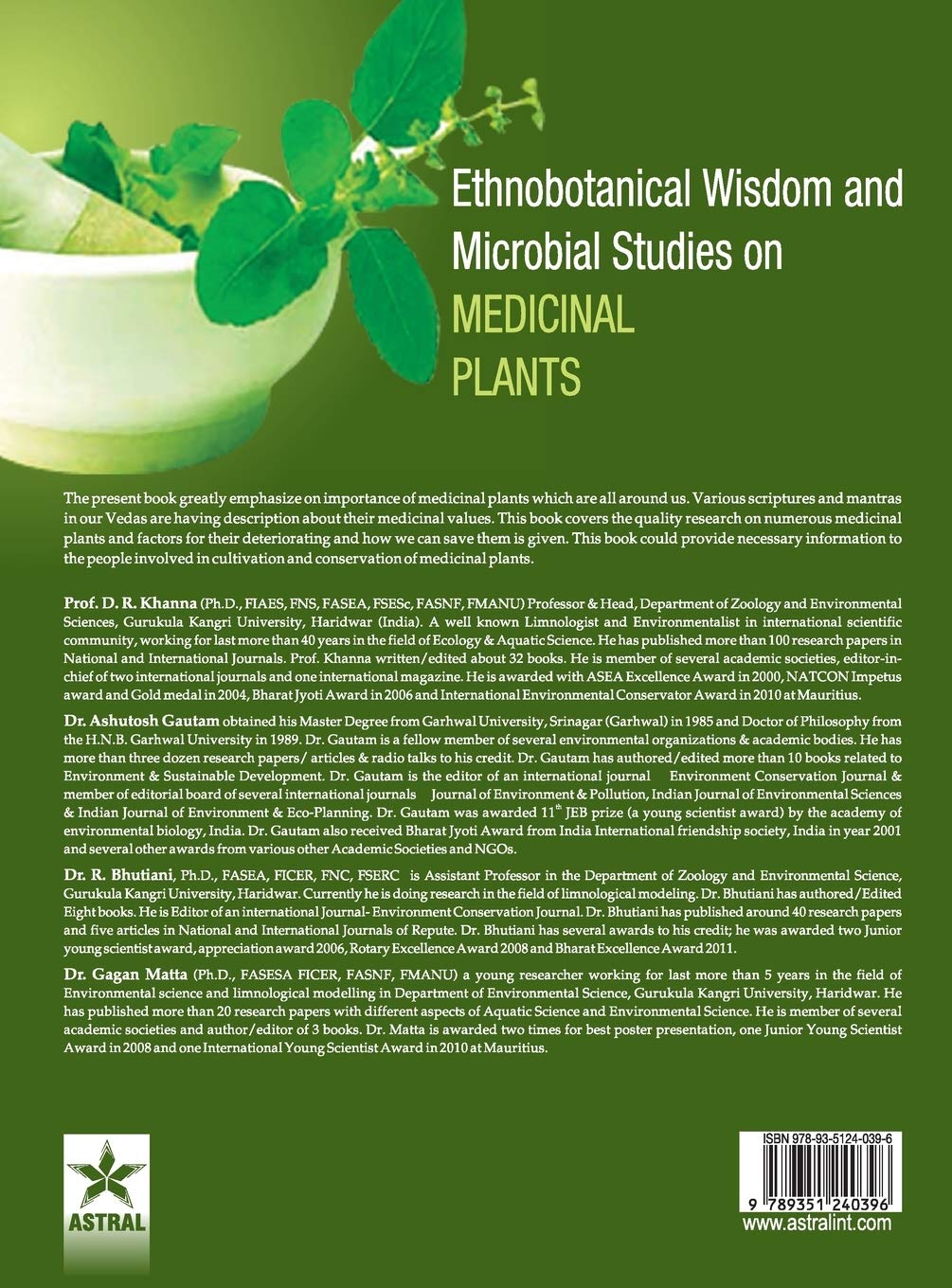 Ethnobotanical Wisdom and Microbial Studies on Medicinal Plants