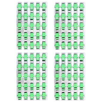 -SC-SC APC Singlemode Simplex Fiber Optic Adapter, 100pcs | SC to SC Fiber Optical Coupler, Female to Female, Low insertion loss, high precision