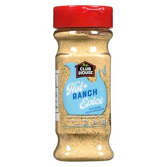 Club House Hot + Ranch Seasoning, 165g/5.8 oz., Shaker