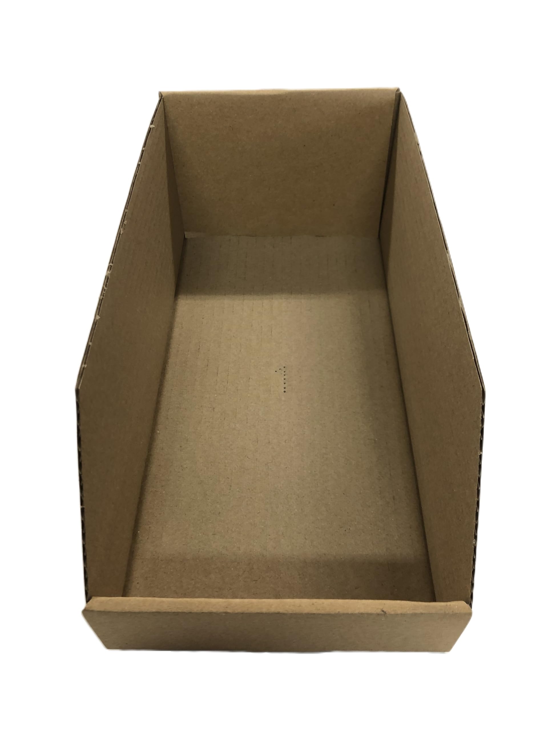 Pack de 100 bacs, bec de stockage en carton brun, Dimensions 300x150x110 mm
