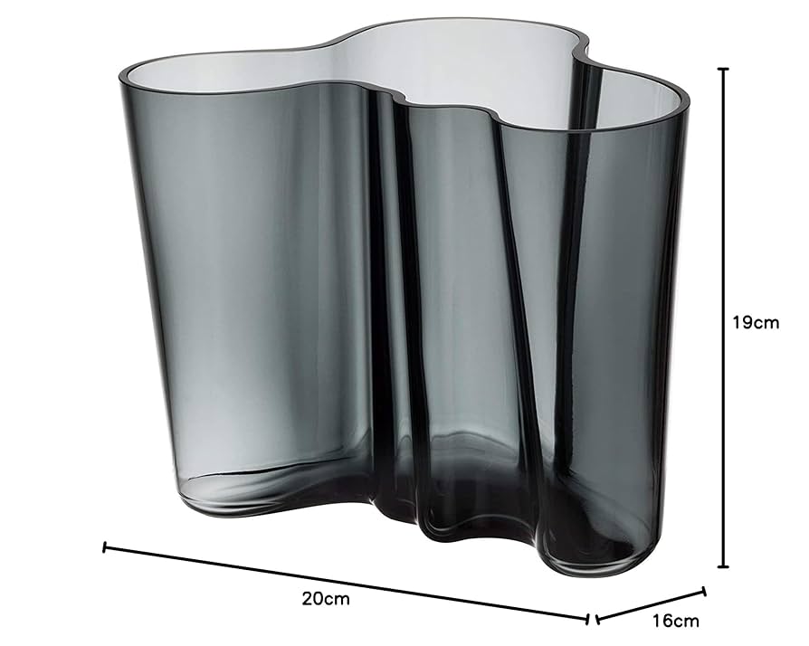 ⭐️新品 希少 イッタラ アルヴァ・アアルト 花瓶220mm ダークグレー Amazon.co.jp: 【正規輸入品】 イッタラ アルヴァ・アアルト