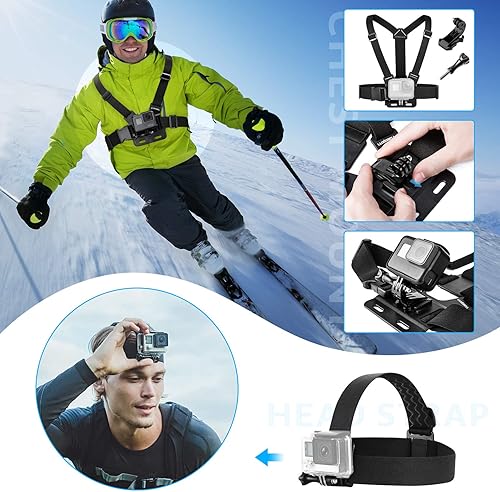 Miniatura 3 de LuxeBell juego de accesorios para AKASO EK5000 EK7000 Cámara de acción WIFI de 4K GoPro Hero 5sesiones 5Hero 43321