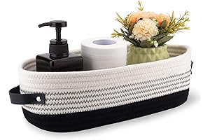 Bathroom Basket Black: An Elegant Addition to Your Toilet Essentials Organizer
