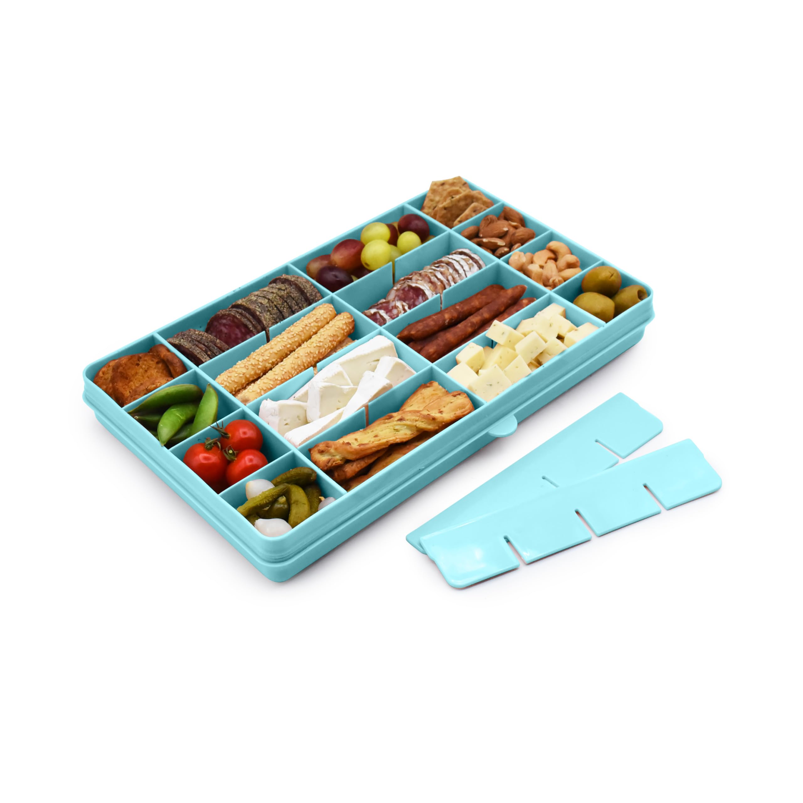 Amazon.com: melii Snackle Box XL | 24 Compartment Divided Snack