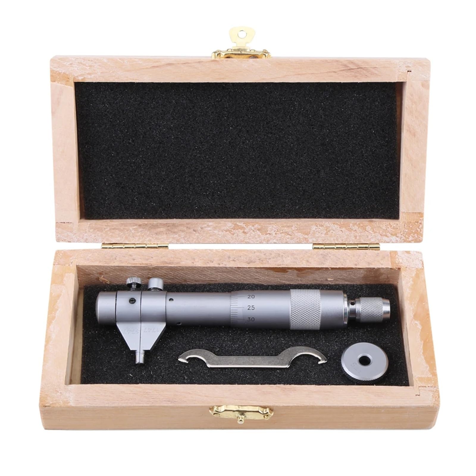 Innen-Mikrometer-Innendurchmesser-Messgerät, 5–30 mm Bereich, 0,01 mm Genauigkeit, Maschinenwerkzeug, Mikrometer-Standard mit Koffer Messen Sie alles
