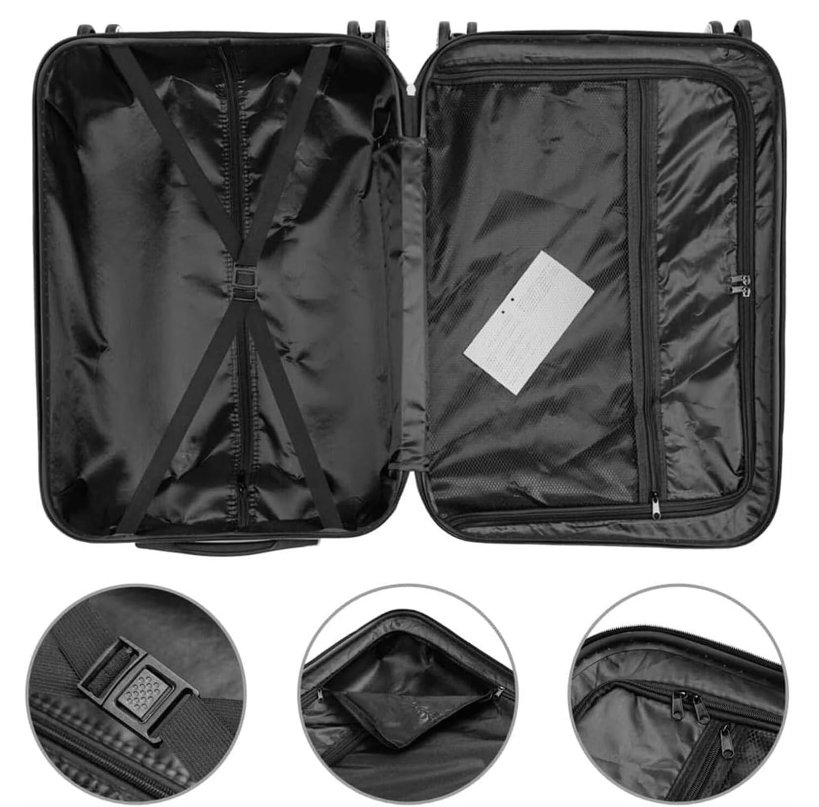 Reiskoffer, 20, 24, 28 inch, 3-delige kofferset, trolley, meerdelig met